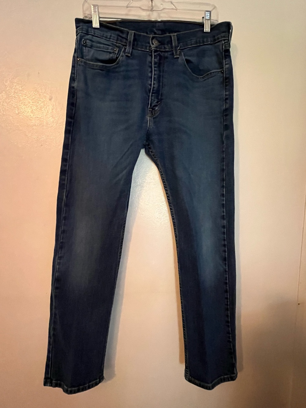 Levi’s 505 Regular Fit Jeans W32 L30 Dark Wash Straight Leg Denim
